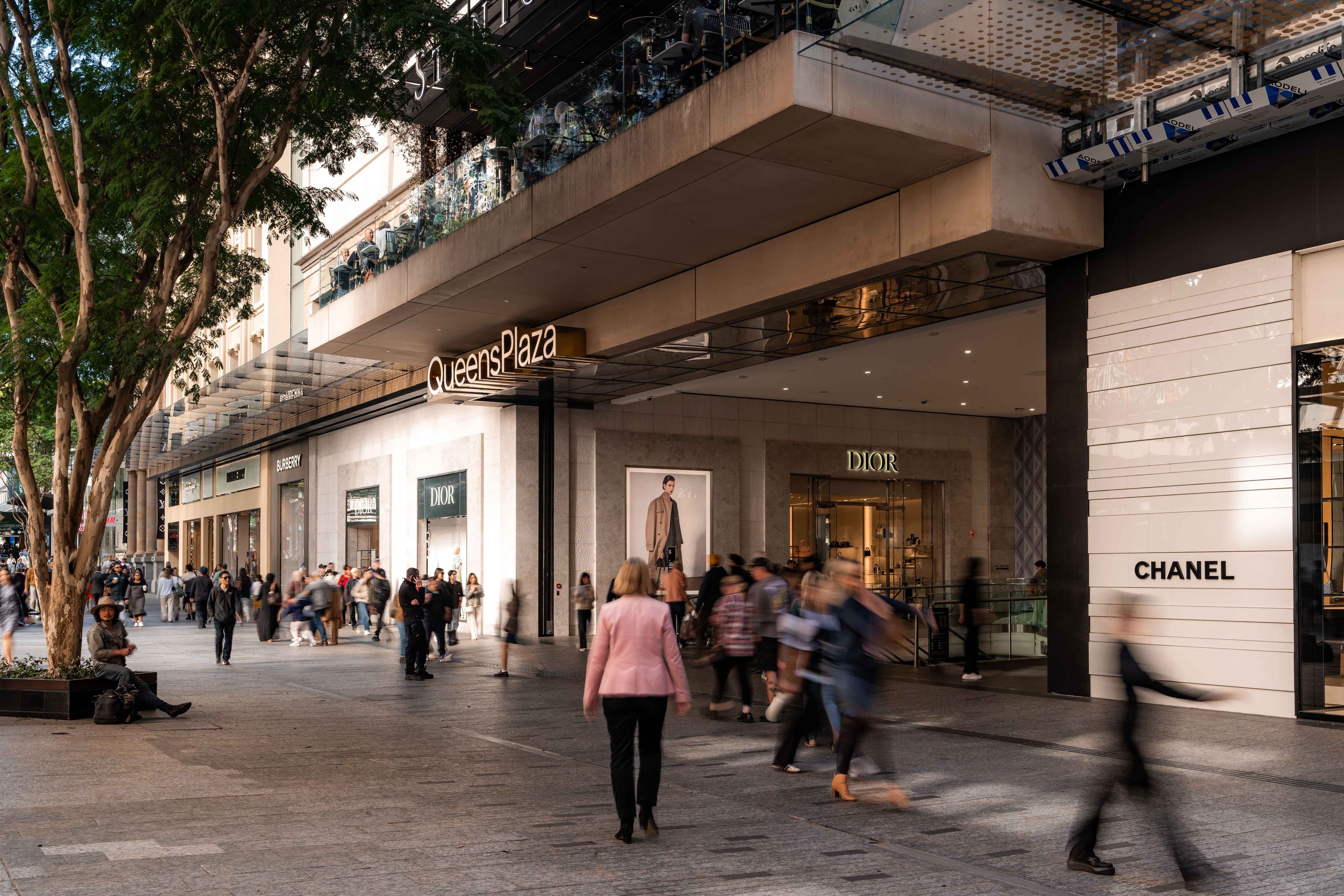 Exterior shot of centre in Queen Street Mall